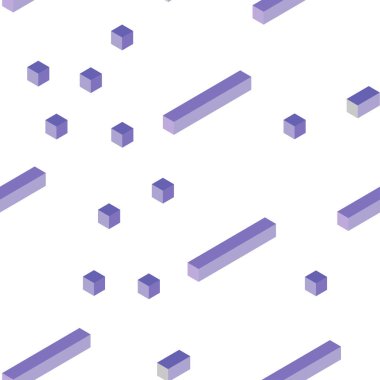 Hafif mor vektör zemin rhombus ile kesintisiz, izometrik. Dikdörtgenler ve kareler ile güzel illüstrasyon. Kartvizit, Web siteleri için şablon.