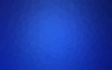 Hafif mavi vektör poligonal model. Poligonal illüstrasyon parlayan, hangi üçgen oluşur. Web siteniz için köşeli tasarım.