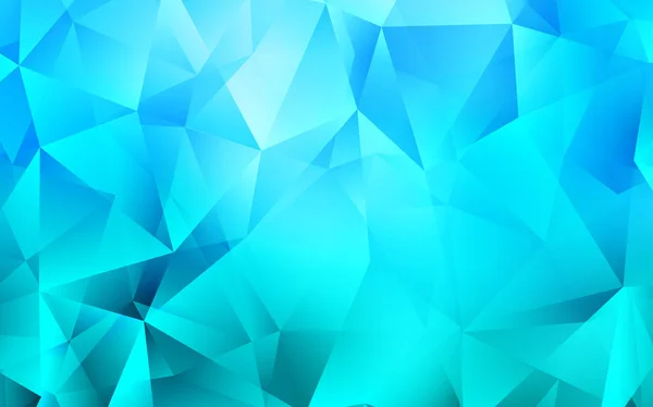 Couvercle Vectoriel Bleu Clair Dans Style Polygonal Illustration Abstraite Gradient — Image vectorielle