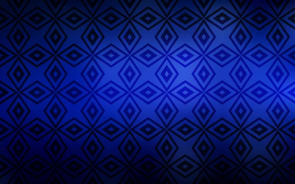 Dark Blue Vector Texture Rectangular Style Glitter Abstract Illustration Rectangular — Stock Vector