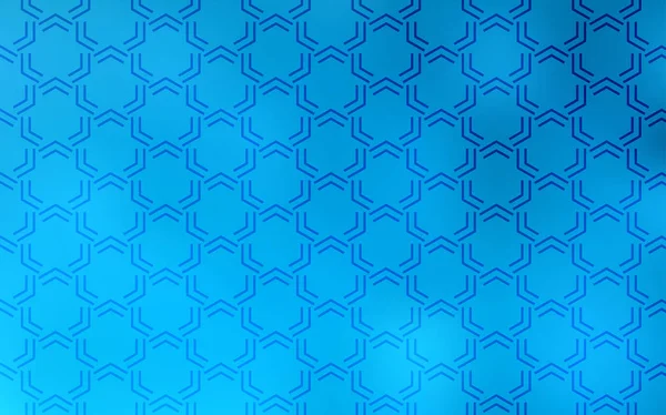Light Blue Vektor Layout Med Flade Linjer Lysende Farvet Illustration – Stock-vektor