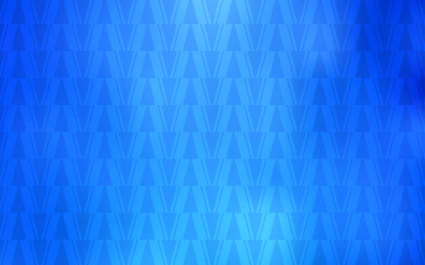 Светло Синий Векторный Фон Треугольниками Линиями Блестящие Абстрактные Иллюстрации Треугольными — стоковый вектор