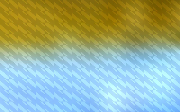 Світло Блакитна Жовта Векторна Текстура Кольоровими Лініями Блискуча Абстрактна Ілюстрація — стоковий вектор