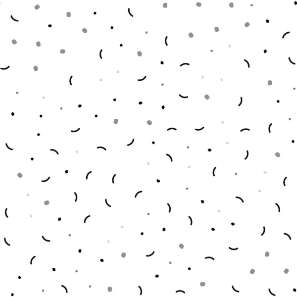 Светло Серый Вектор Бесшовный Фон Точками Линиями Декоративный Дизайн Абстрактном — стоковый вектор