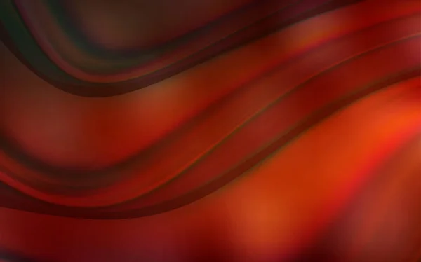 Modèle Vectoriel Rouge Foncé Avec Des Cercles Courbes Une Vague — Image vectorielle