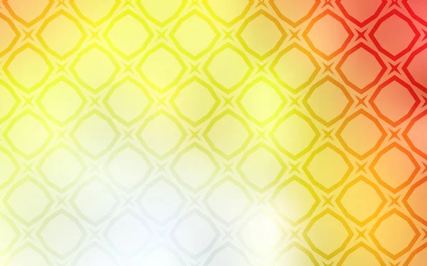 Светло Красное Желтое Векторное Покрытие Маленькими Большими Звездами Размытый Декоративный — стоковый вектор