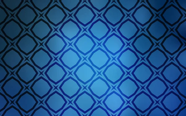 Modèle Vectoriel Bleu Clair Avec Étoiles Ciel Design Décoratif Flou — Image vectorielle
