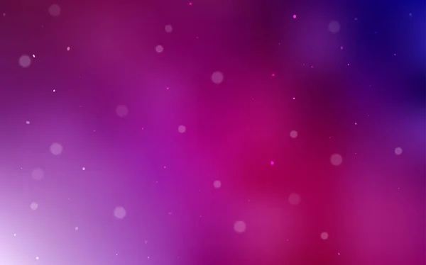 Violet Foncé Couverture Vectorielle Rose Avec Des Taches Illustration Abstraite — Image vectorielle