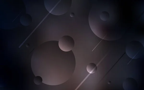 Noktalar ile koyu kahverengi vektör kapak. Kabarcıkları ile soyut tarzda bulanık dekoratif tasarım. Desen doku duvar kağıdı olarak kullanılabilir.