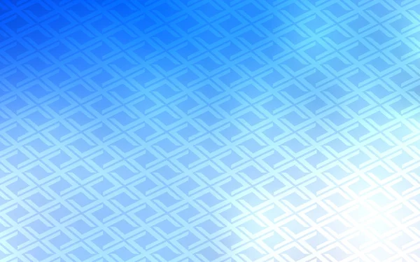 Licht Blauwe Vector Patroon Vierkante Stijl Decoratieve Ontwerp Abstracte Stijl — Stockvector
