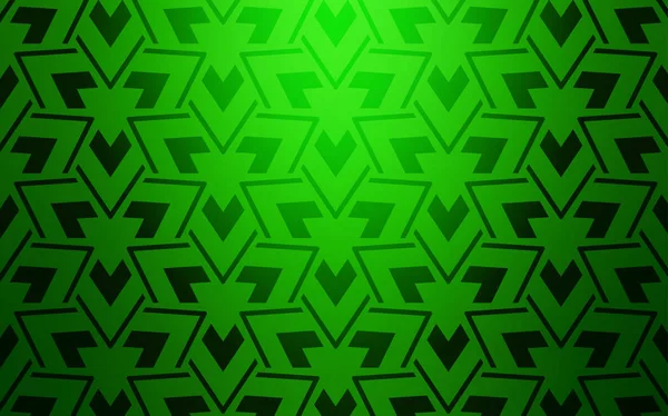 Hellgrüner Vektorhintergrund Mit Linien Dreiecken Dreiecke Auf Abstraktem Hintergrund Mit — Stockvektor