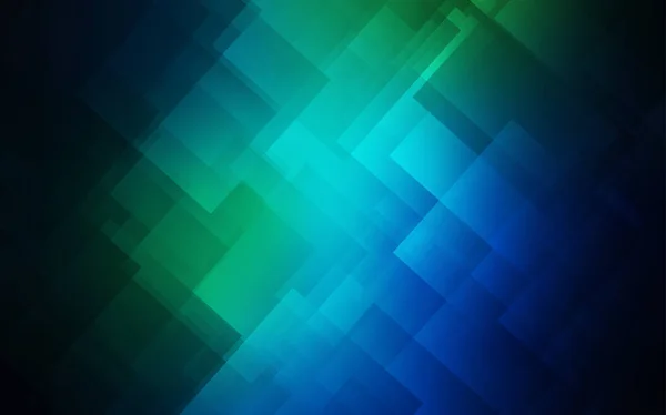 Dark Blue Green Vector Cover Stright Stripes Blurred Decorative Design — Stock Vector