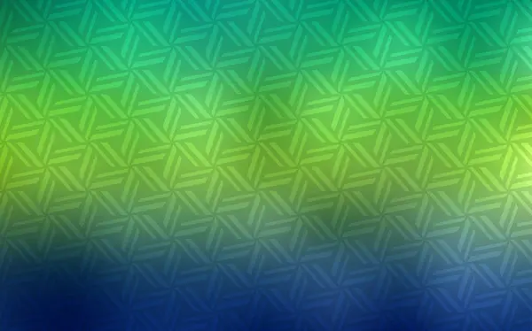 Azzurro Copertura Vettoriale Verde Con Stile Poligonale Illustrazione Astratta Glitter — Vettoriale Stock