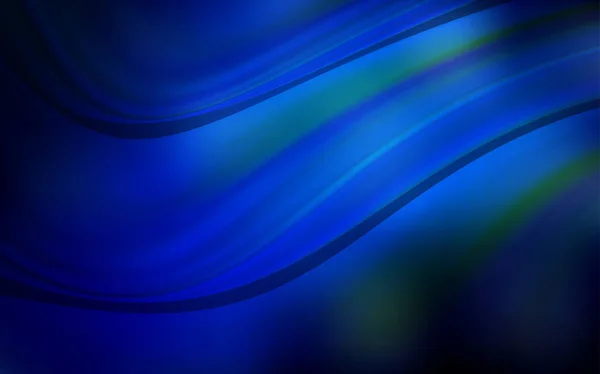 Fondo Vectorial Azul Oscuro Con Círculos Abstractos Una Muestra Con — Vector de stock