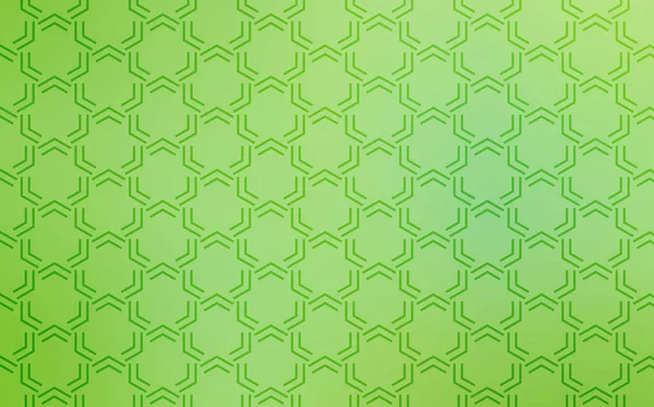 Hellgrüne Vektorhülle Mit Streifen Verschwommenes Dekoratives Design Einfachen Stil Mit — Stockvektor
