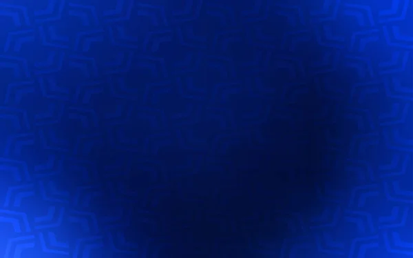 Donker Blauwe Vector Sjabloon Met Gebogen Linten Lichtend Voorbeeld Die — Stockvector