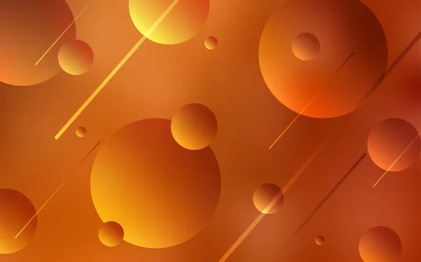 Светло Оранжевое Векторное Покрытие Пятнами Размытые Пузыри Абстрактном Фоне Красочным — стоковый вектор