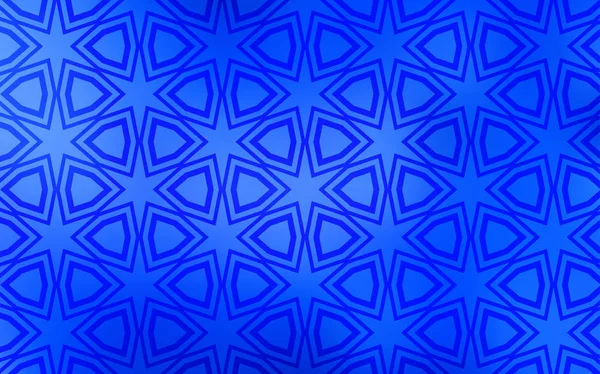 Agencement Vectoriel Bleu Clair Avec Étoiles Brillantes Étoiles Sur Fond — Image vectorielle