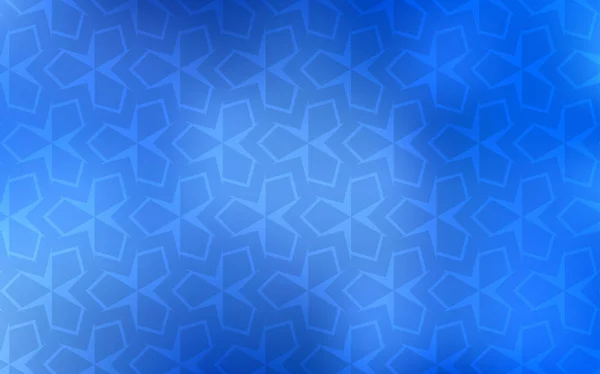 Світлий Blue Векторний Шаблон Ромбом Сучасна Абстрактна Ілюстрація Різнокольоровими Прямокутниками — стоковий вектор