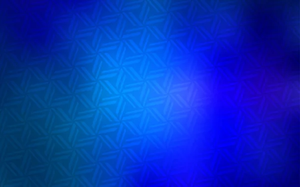 Ljus Blå Vektor Struktur Med Triangulär Stil Dekorativ Design Abstrakt — Stock vektor