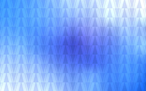 Світло Blue Векторний Фон Лініями Трикутниками Блискуча Абстрактна Ілюстрація Трикутними — стоковий вектор
