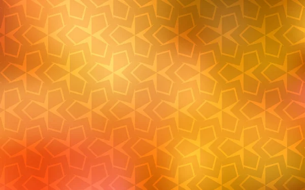 Fondo Vector Naranja Claro Con Rectángulos Diseño Decorativo Estilo Abstracto — Vector de stock