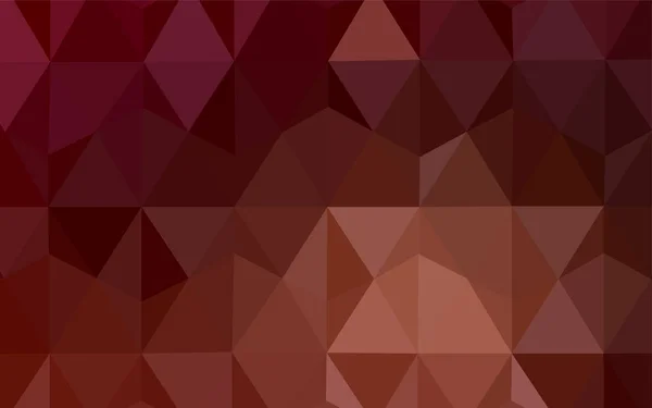 Texture Triangulaire Gradient Vectoriel Rouge Foncé Illustration Colorée Dans Style — Image vectorielle