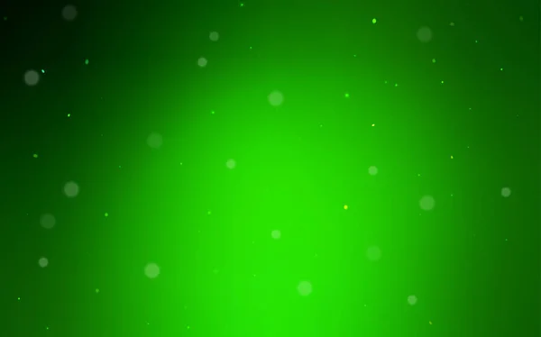 Light Green Vector Backdrop Dots Blurred Bubbles Abstract Background Colorful — Stock Vector