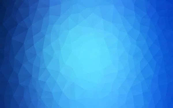 Lichtblauwe Vector Gradiënt Driehoeken Textuur Driehoekig Geometrisch Monster Met Gradiënt — Stockvector