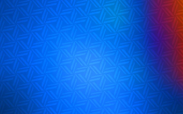 Ljusblå Rött Vector Mall Med Kristaller Trianglar Abstrakta Gradient Illustration — Stock vektor