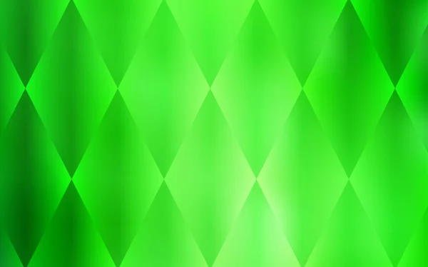 Funda Vectorial Verde Claro Estilo Poligonal Ilustración Abstracta Brillante Con — Vector de stock