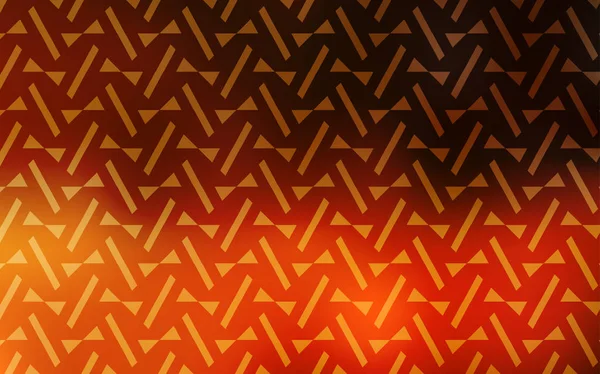 Diseño Vectorial Naranja Claro Con Líneas Triángulos Ilustración Abstracta Moderna — Archivo Imágenes Vectoriales
