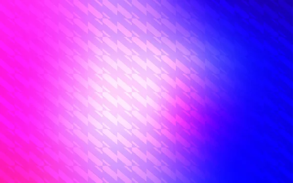 Hellrosa Blauer Vektorhintergrund Mit Geraden Linien Leuchtend Farbige Illustration Mit — Stockvektor