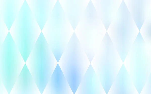 Modello Vettoriale Blu Chiaro Con Cristalli Rettangoli Illustrazione Astratta Glitter — Vettoriale Stock