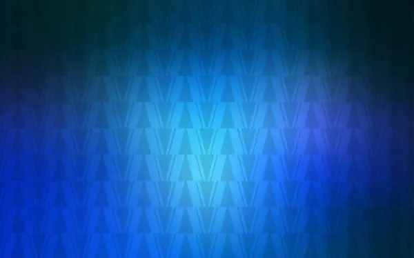 Hellblaues Vektormuster Mit Polygonalem Stil Dreiecke Auf Abstraktem Hintergrund Mit — Stockvektor