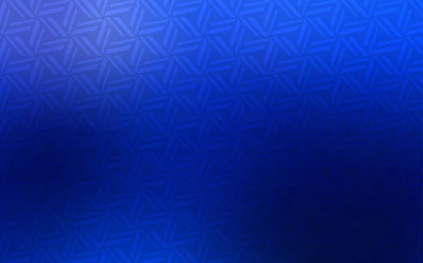 Modello Vettoriale Blu Scuro Con Cristalli Triangoli Illustrazione Astratta Glitter — Vettoriale Stock