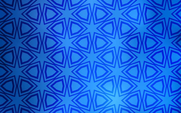 Light Blue Векторний Шаблон Зорями Неба Розмитий Декоративний Дизайн Простому — стоковий вектор