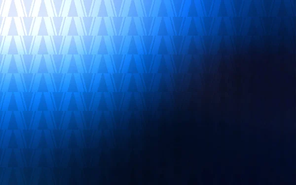 Темная Векторная Раскладка Синего Цвета Линиями Треугольниками Иллюстрация Набором Красочных — стоковый вектор