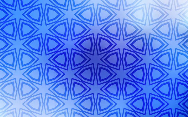 Fond Vectoriel Bleu Clair Avec Des Étoiles Colorées Étoiles Sur — Image vectorielle