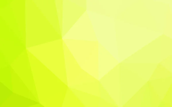 Vert Clair Vecteur Jaune Brillant Couverture Triangulaire Échantillon Géométrique Triangulaire — Image vectorielle