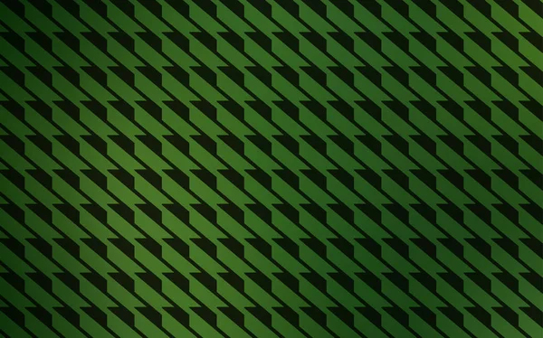 Dunkelgrüner Vektorhintergrund Mit Geraden Linien Moderne Geometrische Abstrakte Illustration Mit — Stockvektor