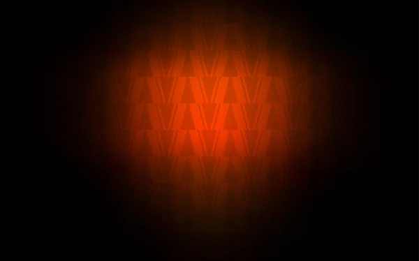 Fondo Vectorial Rojo Oscuro Con Líneas Triángulos Ilustración Abstracta Moderna — Vector de stock