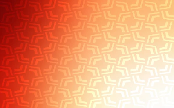 Leicht Orangefarbene Vektorschablone Mit Lavaformen Eine Elegante Helle Illustration Mit — Stockvektor