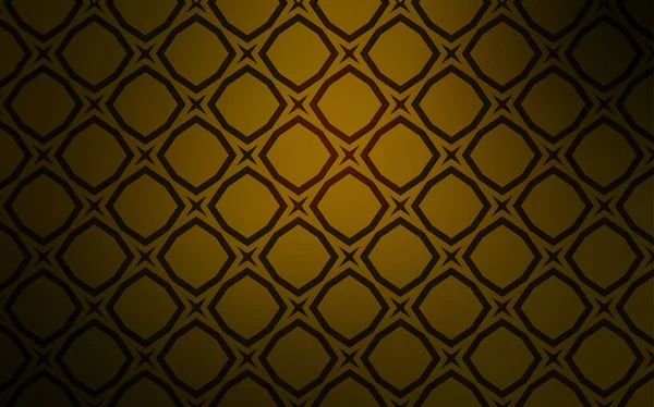 Темно Оранжева Векторна Текстура Красивими Зірками Блискуча Абстрактна Ілюстрація Кольоровими — стоковий вектор