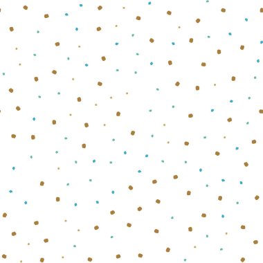 Açık mavi, vektör küreler ile seamless modeli sarı. İllüstrasyon renkli soyut daireler parlayan ayarlanmış. Duvar kağıdı, kumaş üreticileri için modaya uygun bir tasarım.