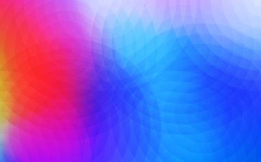 Açık mavi, kırmızı vektör düzen daire şekilleriyle birlikte. Modern Soyut illüstrasyon renkli su ile bırakır. Reklam, poster, afiş, Web sitenizin için yeni tasarım.