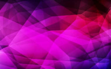 Koyu pembe vektör düşük poli doku. Çokgen şekilleri ile bir örnek. Tamamen yeni bir tasarım sizin broşürü.