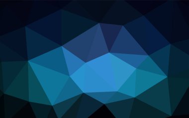 Karanlık çok renkli vektör soyut mozaik arka plan. Gradyan ile Origami tarzında yaratıcı geometrik şekil. Web siteniz için yeni bir doku.