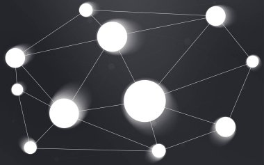 Kabarcıklar, satırları ile ışık gri vektör arka plan. Renkli soyut daireler ve satır kümesi ile Illustration. Desen-ebilmek var olmak kullanılmış için güzel web siteleri.