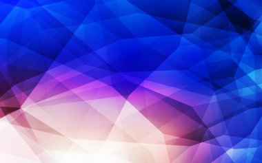 Açık mavi, sarı üçgen kapak parlayan vektör. Geometrik şekil gradyan ile Origami tarzında. Desen için bir marka kitabın zemin.